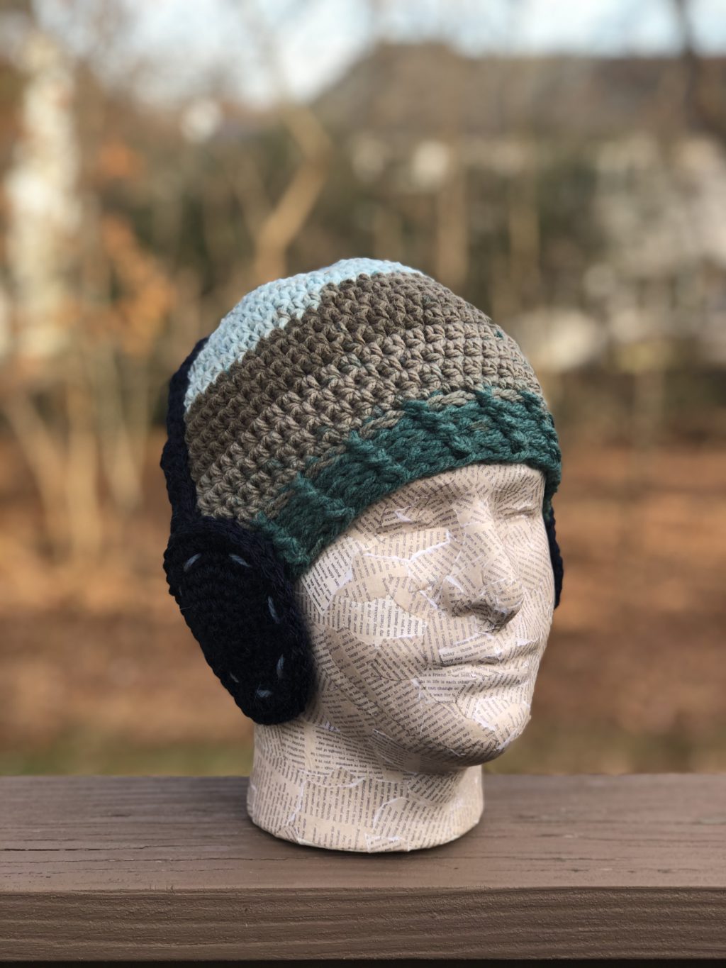Headphones blue shade beanie - Image 2